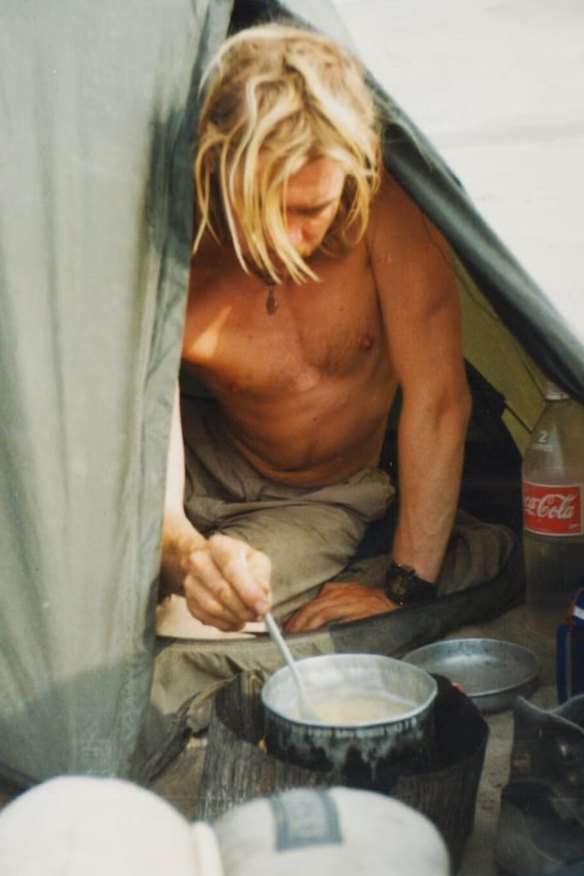 Bushby in Peru, 2000.