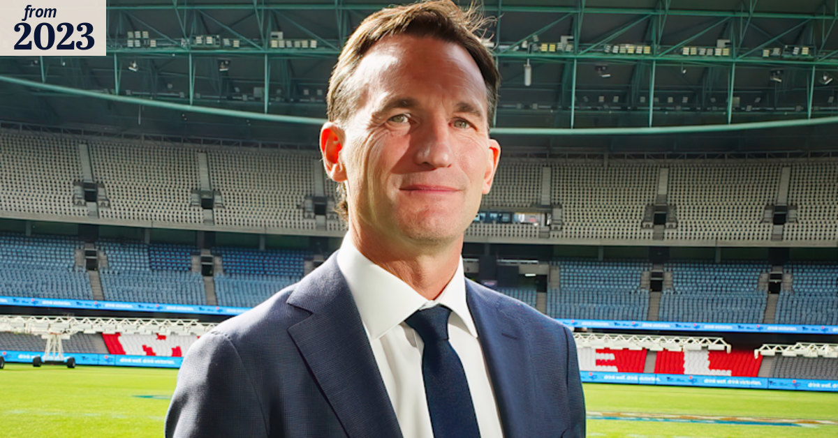 New AFL boss Andrew Dillon is kicking rugby league where it hurts