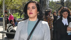 Moira Deeming arriving at the Federal Court on Tuesday for the second day of her defamation trial against Liberal leader John Pesutto. 