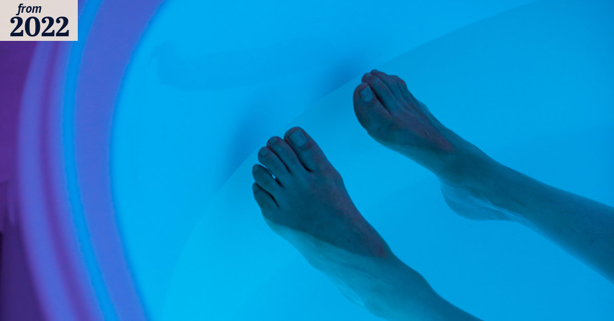 The benefits of flotation therapy
