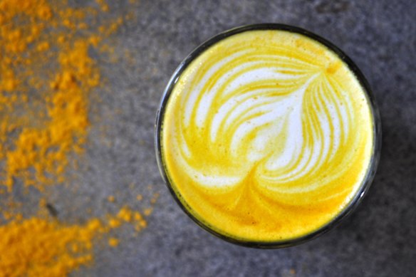 Turmeric latte.
