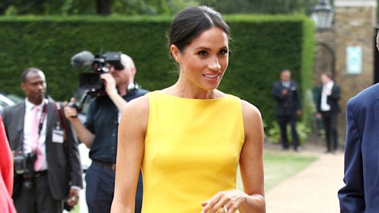Meghan makes her fashion Markle in 'Gen Z yellow'