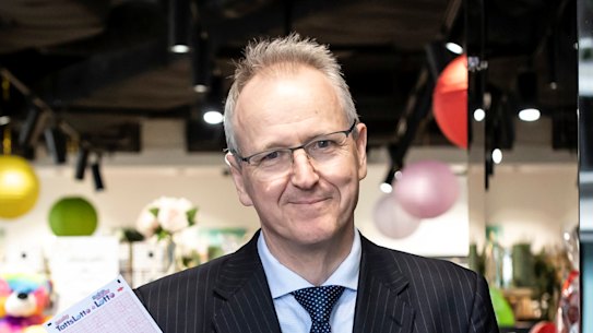 Number's up: Tabcorp CEO David Attenborough will step down in the first half of next year.  