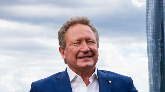 Andrew Forrest, one of the country’s most prominent businessman, is taking on a social media giant.