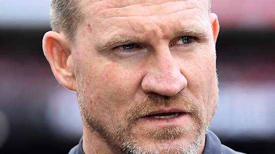 Nathan Buckley said the AFL had to ask itself if all this physical and emotional dislocation was worth it.
