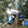 Wreckage of a Cessna A150M Aerobat that crashed on the Sunshine Coast in June 2021, killing two people.