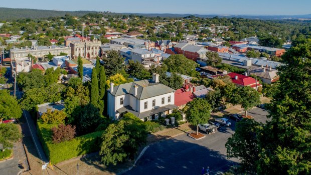 Daylesford, about 100 kilometres from Melbourne, in the foothills of the Great Dividing Range.