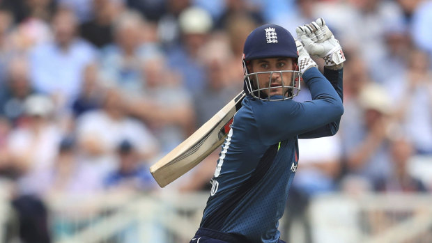 Hit for six: Alex Hales has been dropped from England's squad for next month's Cricket World Cup.