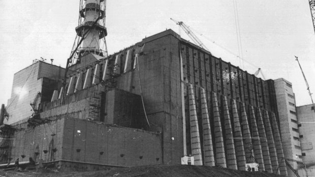 The Number Four nuclear reactor at the Cherrnobyl power plant