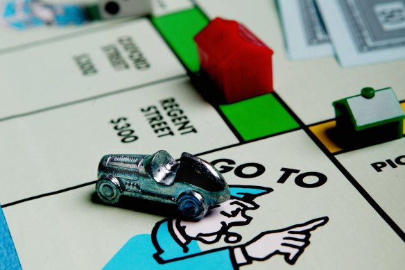 The classic board game Monopoly.