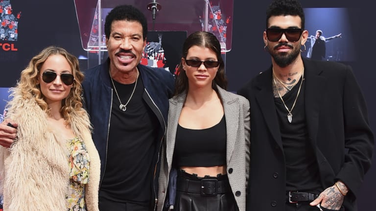 Lionel Richie with his children, Nicole, Sofia and Miles in March.