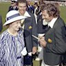 The Queen visited the MCG and met with the players on the final day of the Centenary Test.