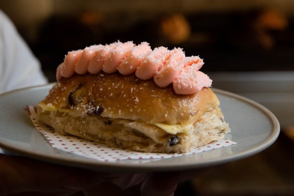 Humble Bakery’s pink finger bun.