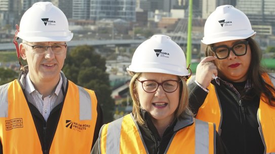 Premier Jacinta Allan has overseen the Suburban Rail Loop project since its inception.