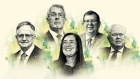 The most powerful people in law are (from left) Stephen Gageler, Mark Dreyfus, Gina Cass-Gottlieb,  Andrew Bell, Michael Lee.