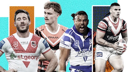 Contract chaos .… Ben Hunt, Lachlan Galvin, Josh Addo-Carr, Terrell May.