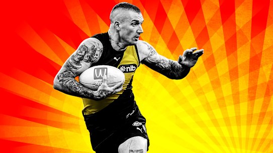 Richmond champion Dustin Martin: will he change his colours?