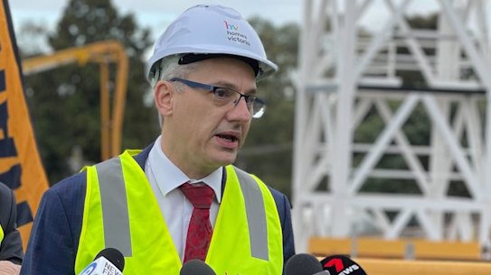 Former Victorian housing minister Danny Pearson.