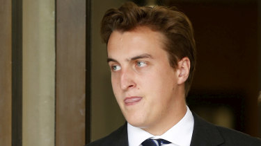 brayshaw assault mansion fuelled fined portsea drug son james henry court outside wednesday traynor darrian credit