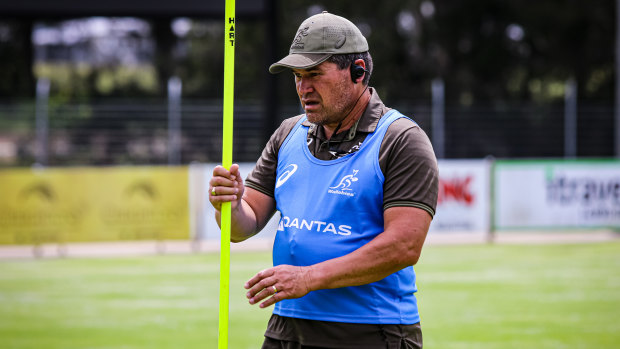 Dave Rennie will take charge of a Wallabies camp on the Gold Coast next month. 