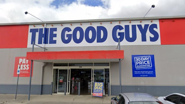 The Good Guys in Browns Plains, one of two The Good Guys stores added to the public health alert.