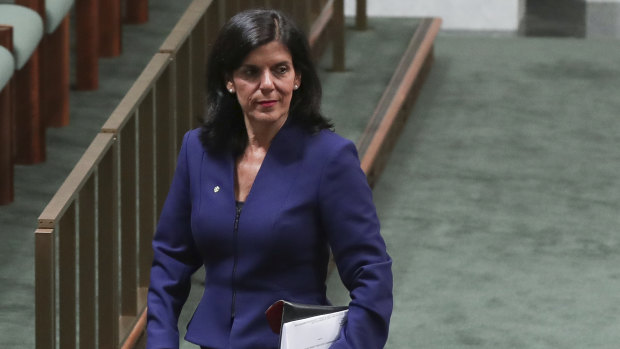 Independent MP Julia Banks during Question Time on Tuesday, November 27, after quitting the Liberal Party. 