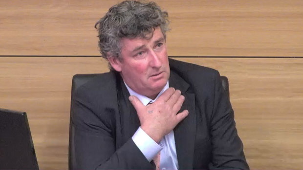 Tasmanian cattle farmer Michael Hirst became teary while speaking at the banking royal commission.