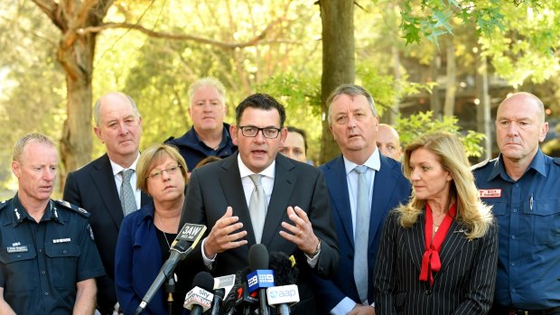 Premier Daniel Andrews announcing the establishment of an injecting room in 2017.
