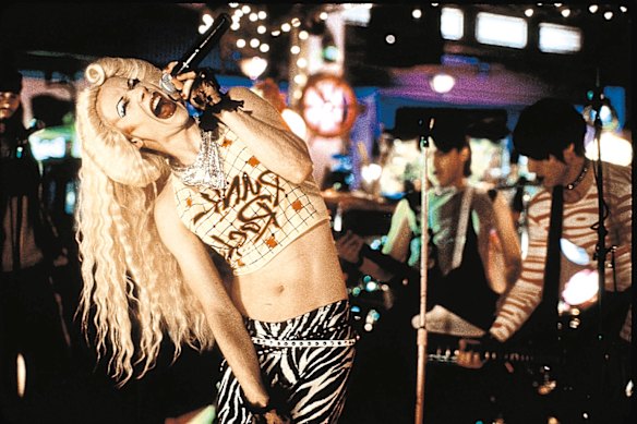 John Cameron Mitchell in Hedwig and the Angry Inch, which is celebrating its 25th anniversary. The musical was championed by David Bowie.