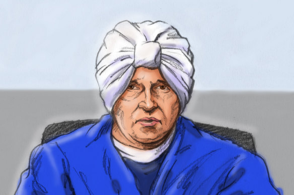 A court sketch of Malka Leifer on Monday.