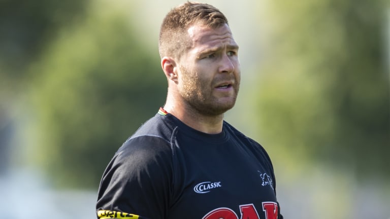 Staying put: Penrith forward Trent Merrin.