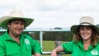 Founders of direct-to-consumer beef producer Our Cow, Dave McGiveron and Bianca Tarrant.