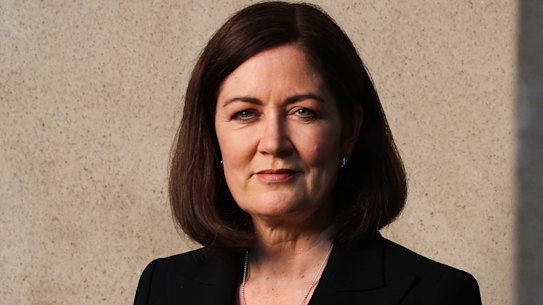 Portrait of Senator Sarah Henderson, at Parliament House in Canberra.