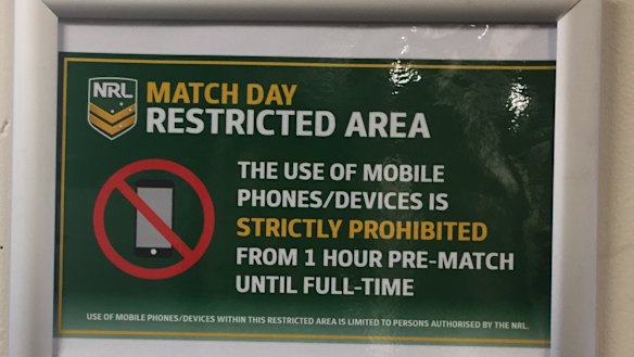 Solution: Phone and other devices have proven a bane to the NRL.