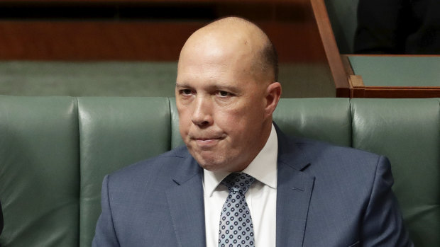 Doubts over his eligibility: Peter Dutton.