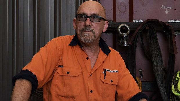 Andrew Tree spent 31 years in the coppersmith trade and although it's hard work, he loves the job satisfaction.