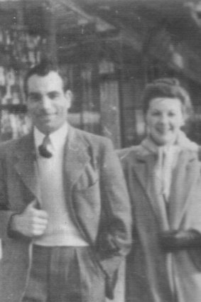 Suzanne Rickard's mother and father just after they married in 1947.