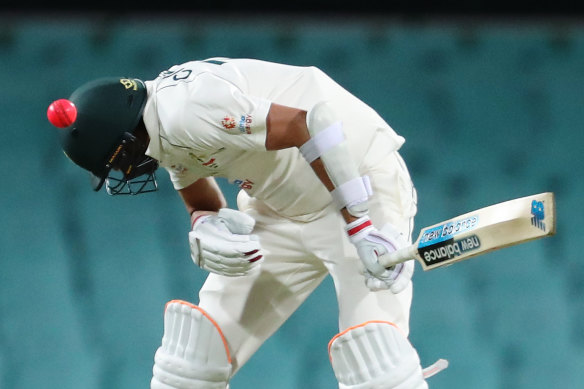 Tailenders, such as Harry Conway, may get more protection from bouncers under the MCC’s review of short-pitched bowling. Conway was concussed after being struck by a bouncer while playing for Australia A in December.