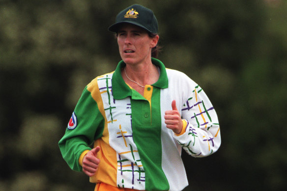 Belinda Clark during her playing days. 