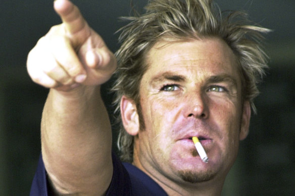 Warne did what he wanted and seemed beyond happy every day.