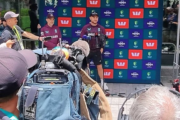 England coach Brendon McCullum doesn’t usually hold pre-Test media conferences, but given the troubled start to their Ashes tour, he faced the media on Sunday ahead of the third Test in Adelaide.