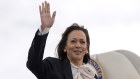 Kamala Harris flies out of San Francisco after Sunday’s fund-raiser. 