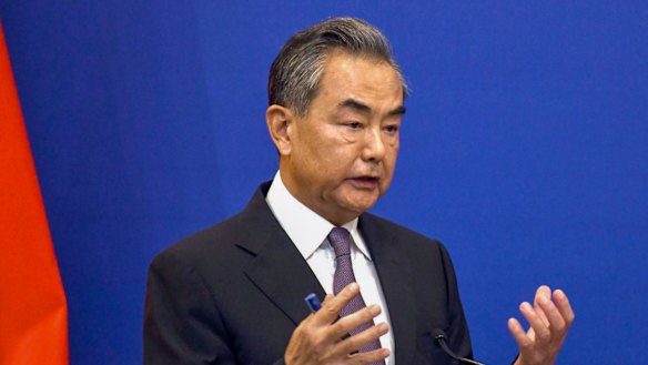 وزير الخارجية الصيني وانغ يي.