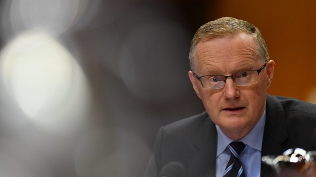 Reserve Bank governor Philip Lowe addresses the House of Representatives Standing Committee on Economics last week.