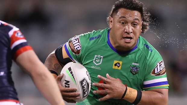 Josh Papalii has extended his stay with Canberra.