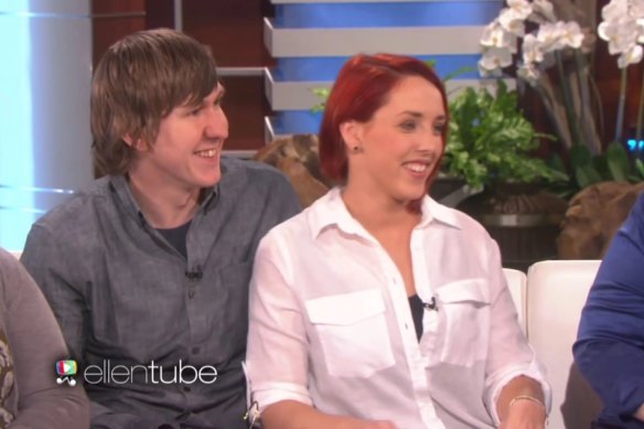 Keir and Grace Johnston appeared on Ellen to discuss the debate around the colour of the dress.