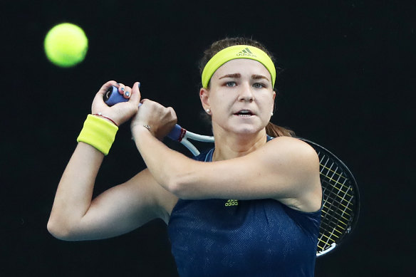 Karolina Muchova is through to the quarter-finals.