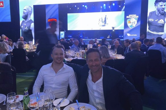 Hayden Burbank and Mark Babbage attennded the grand final eve luncheon at Crown Perth.