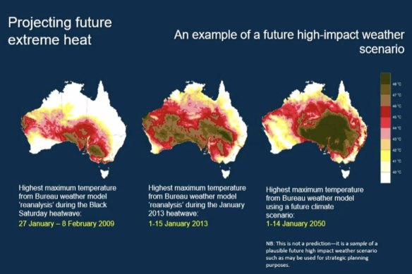 Extreme heat in the future
