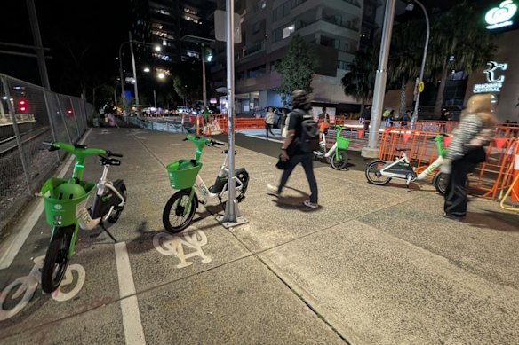 Lime Bikes has expanded into suburbs including Rhodes.
